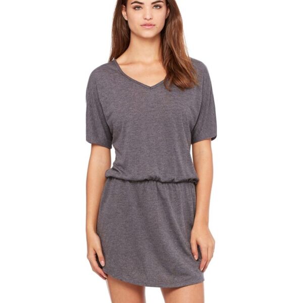 Women's Flowy V-neck Dress Thumbnail