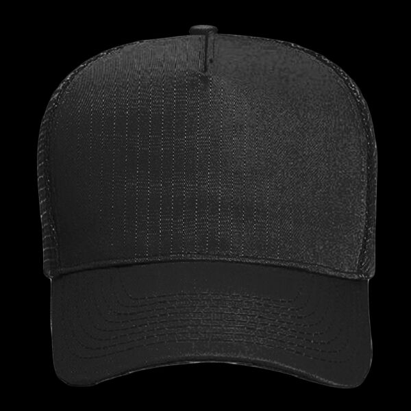 OTTO CAP 5 Panel Mid Profile Mesh Back Trucker Hat Thumbnail