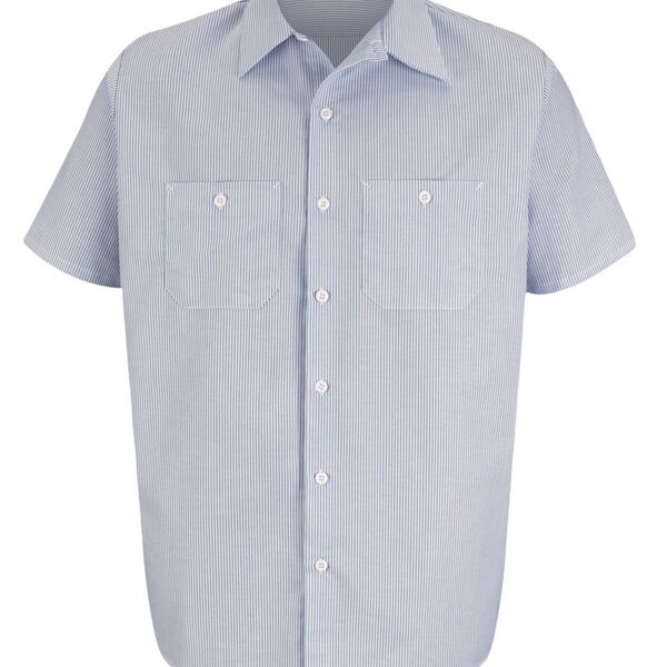 Men's Industrial Stripe Work Shirt Thumbnail