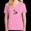 Women's Core Cotton V Neck Tee Thumbnail
