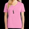 Women's Core Cotton V Neck Tee Thumbnail