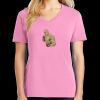 Women's Core Cotton V Neck Tee Thumbnail