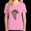 Women's Core Cotton V Neck Tee Thumbnail