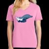 Women's Core Cotton V Neck Tee Thumbnail