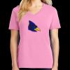Women's Core Cotton V Neck Tee Thumbnail