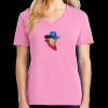 Women's Core Cotton V Neck Tee Thumbnail