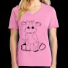 Women's Core Cotton V Neck Tee Thumbnail