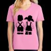 Women's Core Cotton V Neck Tee Thumbnail