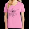 Ladies Core Cotton V Neck Tee Thumbnail