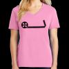 Women's Core Cotton V Neck Tee Thumbnail