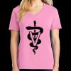 Women's Core Cotton V Neck Tee Thumbnail