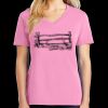 Women's Core Cotton V Neck Tee Thumbnail