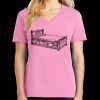 Ladies Core Cotton V Neck Tee Thumbnail