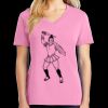 Ladies Core Cotton V Neck Tee Thumbnail