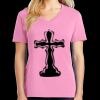 Women's Core Cotton V Neck Tee Thumbnail